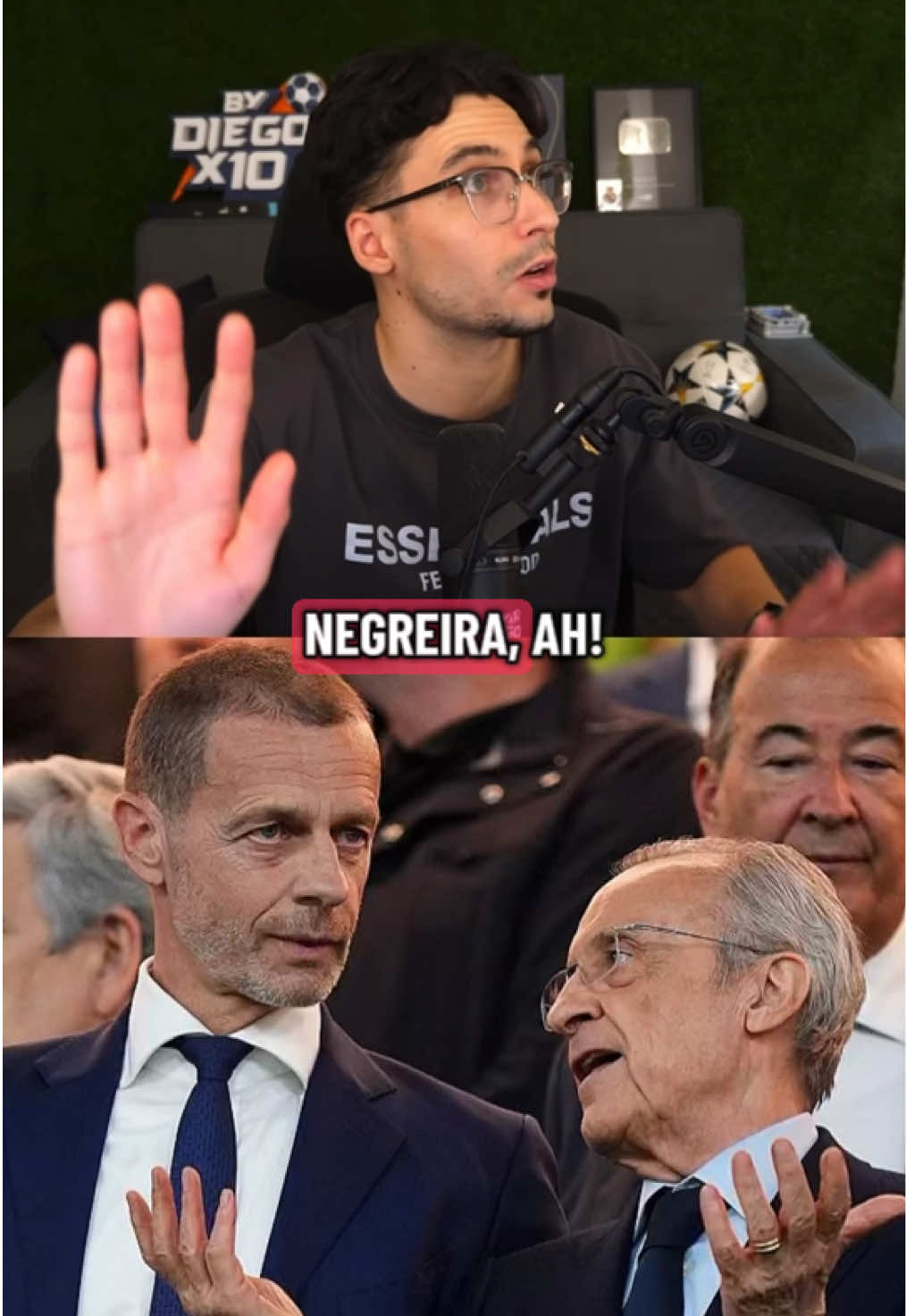ByDiegoX10 habla de la repercusión del caso Negreira al Madrid 🤨 #bydiegox10 #realmadrid #negreira #barça #uefa 