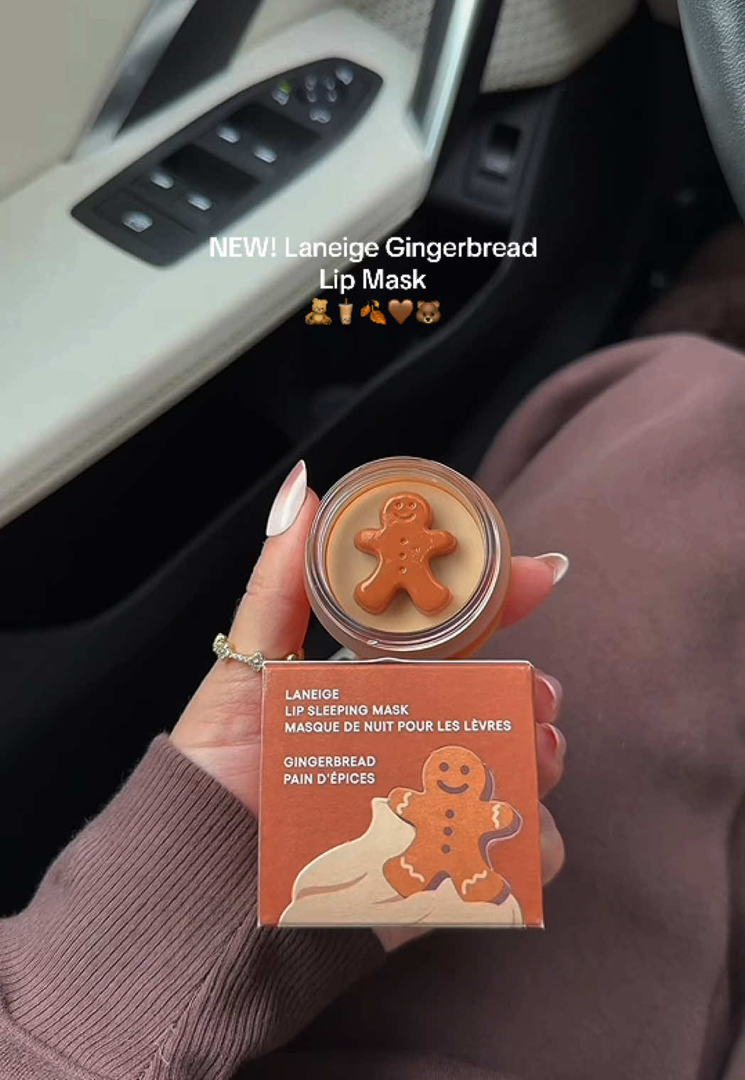 The ultimate stocking stuffer! I’m OBSESSED!🧸🍂 @laneige_us #holidays #christmas #gingerbreadman #newrelease #giftguide 