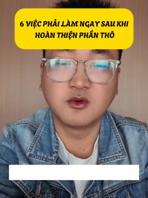 6 Việc Phải Làm Ngay Sau Khi Hoàn Thiện Phần Thô #kinhcanreview #nhadep #xaynha #xaydung #trangtri