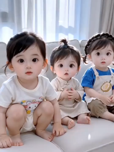 3 bé gái tập hợp diễn nào, Piu Piu