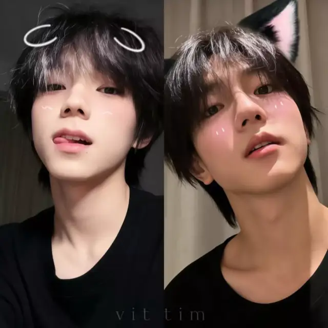 “Một đứa là cún, một đứa là mèo. Tính cách có thể khác nhau, nhưng độ đáng yêu thì ngang nhau 😭🐶🐱🩵🩷”#舞台直拍 #xuhuong #wanglujie_王橹杰 #muzhicheng #少年感 