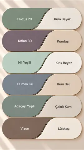 SİZİN İÇİN İKİLİ RENK KOMBİNASYONLARINI DERLEDİK #dekorasyon #gaziantep #beniöneçıkart #keşfetteyizzz #keşfet 