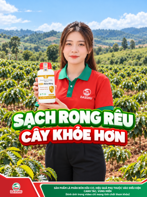 🌿 RONG RÊU BÁM THÂN – CÂY KÉM KHỎE? Tham khảo ngay NANO ĐỒNG DASSHU giúp chăm cây sạch khỏe, hỗ trợ hạn chế nấm bệnh và tăng sức chống chịu cho cây. 💪🌱 #NanoDong #Dasshu #chamsoccayy #NhaNong #SauRieng #PhanBon #NongNghiep
