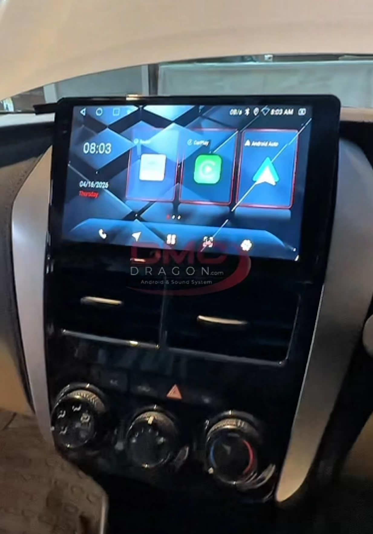 Toyota Yaris — Nakamichi 5240 Android Panel Carplay Multimedia Upgrade Installed the Nakamichi 5240 2GB + 32GB Android Panel for a smooth multimedia experience, enhanced sound control and modern connectivity. ✓ NK Android 13.0 System ✓ 2GB RAM + 32GB Storage ✓ 1280 × 720 Capacitive Touchscreen ✓ 450 Nits Display Brightness ✓ 50W × 4 Max Power ✓ 12-Band EQ with 10 Presets ✓ Front, Rear & Subwoofer Pre-Outputs ✓ Subwoofer Support ✓ AHD 1080P Camera Support ✓ USB DVR — 720P ✓ Multiple HD Video & Audio Formats ✓ PhoneLink Support A complete multimedia upgrade delivering responsive control, detailed sound adjustment and enhanced entertainment for the Toyota Yaris. 🌐 dmcdragon.com 📞 0347 755 5556 #toyotayaris #nakamichi #androidpanel #carplay #androidplayer 