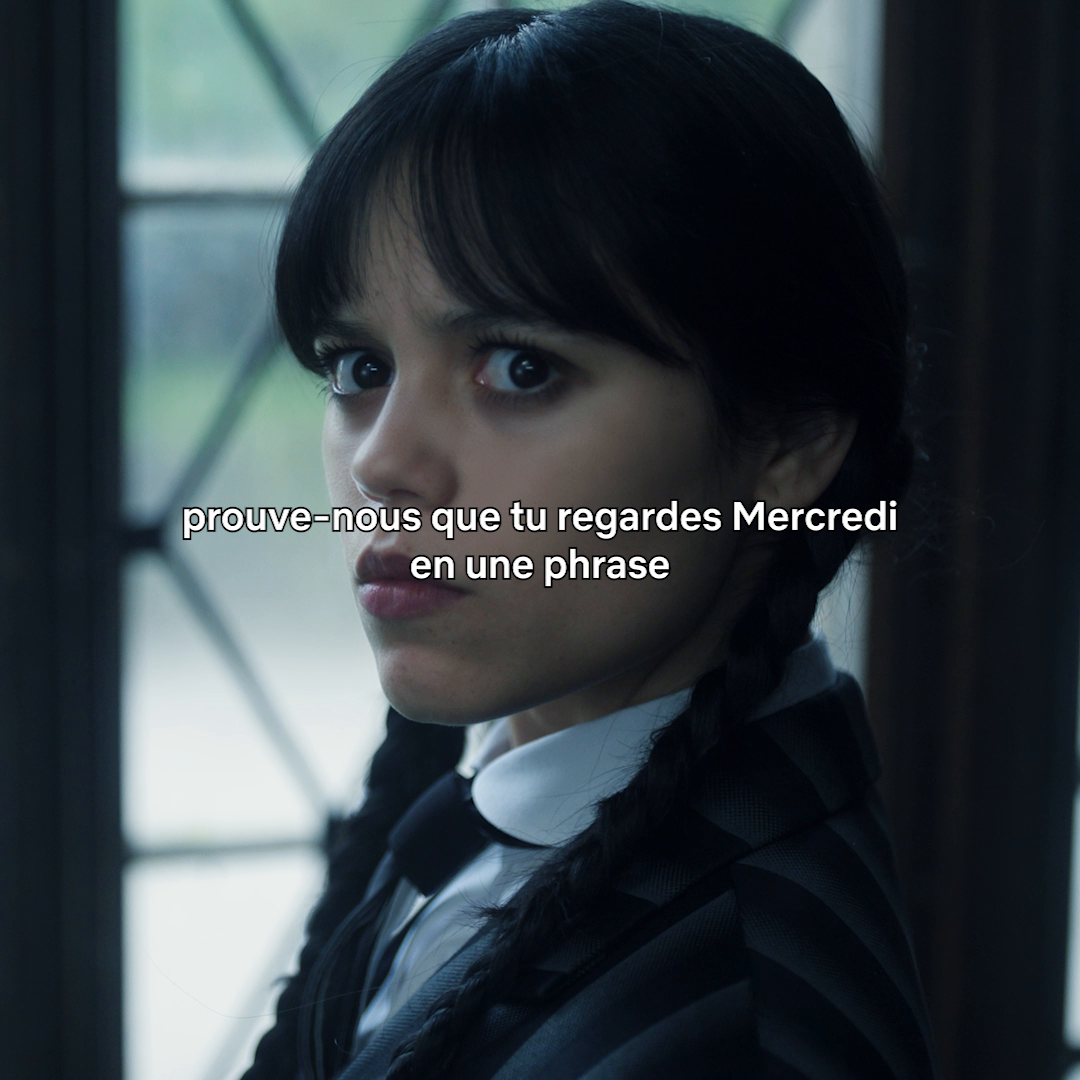 interdiction de dire “c’est quoi tié qui ?” 🫵 #mercredi #addams #mercrediaddams #wednesday #onregardequoi