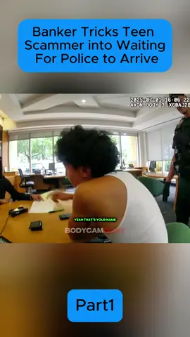 Banker Tricks Teen Scammer into Waiting For Police to Arrive