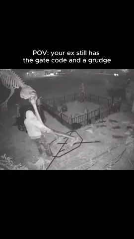 POV: the divorce is over, but apparently the neighborhood skeleton is still part of the custody battle. 💀😂 Petty? Maybe. Documented? Absolutely. Search Documented in the App Store and start keeping a private record of the things you never thought you’d need to remember. #DivorceTok #CoparentingLife #PettyEx #DocumentEverything 
