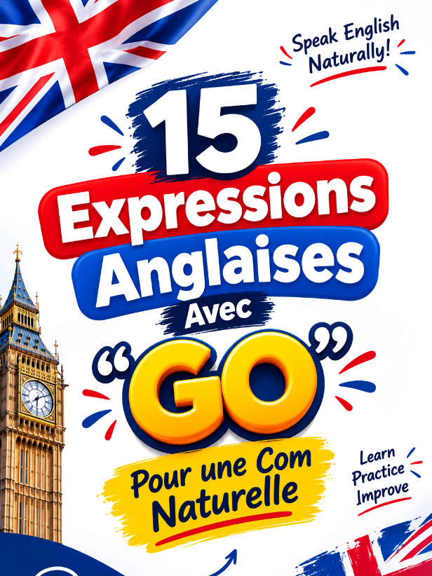 Vous voulez parler anglais plus naturellement ? Maîtrisez ces 15 expressions avec “GO” !  Vous connaissez GO, mais connaissez-vous toutes les expressions qu’on peut former avec ce verbe ?  Découvrez 15 expressions anglaises avec “GO” pour enrichir votre vocabulaire et rendre votre anglais plus naturel dans les conversations quotidiennes.  Écoutez, répétez et pratiquez chaque expression à voix haute. Enregistrez cette vidéo pour les réviser plus tard. Abonnez-vous pour apprendre davantage d’anglais pratique. 🏷️ Hashtags #ApprendreAnglais #AnglaisFacile #AnglaisPourFrancophones #EnglishLearning #LearnEnglish 