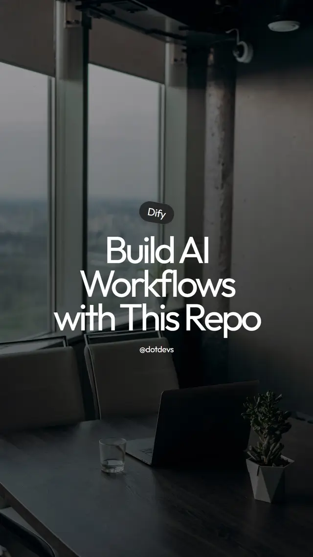 Dify is a GitHub project for building AI workflows, including workflows with models, tools and knowledge sources. Try it for a small FAQ assistant before designing an entire AI product. Evaluate real questions, failure cases and model costs. Repo: github.com/langgenius/dify Follow @dotdevs for tools and growth playbooks for consumer app and AI founders. #appfounder #aistartup #buildinpublic