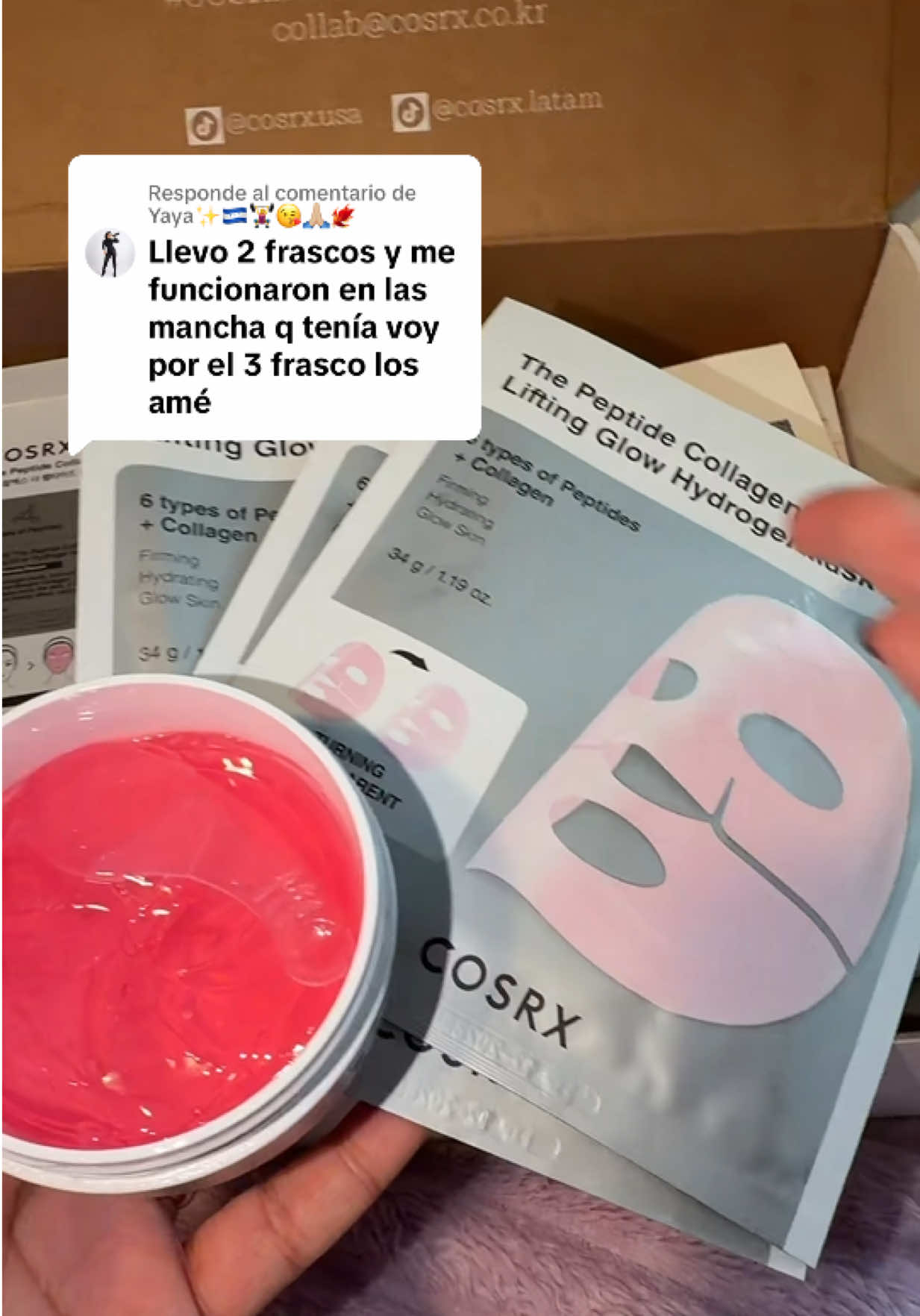 Respuesta a @Yaya✨🇭🇳🏋️‍♀️😘🙏🏼🐦‍🔥 Kit de cuidado de la piel: parches de hidrogel de colágeno para ojos (60 parches para el contorno de ojos), 3 mascarillas de hidrogel lifting iluminadoras, sérum de primer paso con 6 péptidos: beneficios para brillo, reafirmación e iluminación #tiktokblackfriday #TikTokCreatorPicks #tiktokshopstockup #TikTokShopFallDealsForYou #ShopWithConfidence 