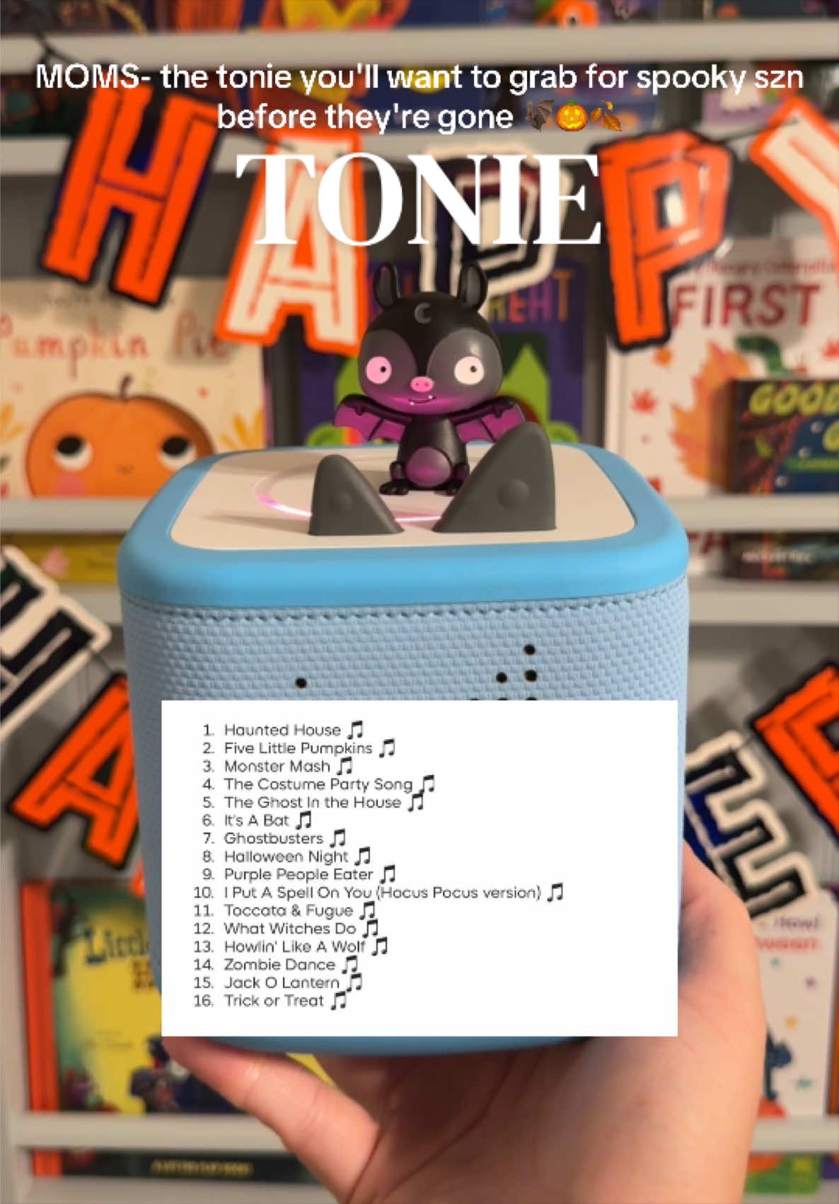 SO MUCH FUN for spooky season!! #tonie #halloweentonie #boobasket #toddlerfinds @tonies US 