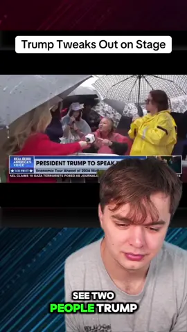 Trump Tweaks Out on Stage#adammockler #news #trump #breakingnews #politics 