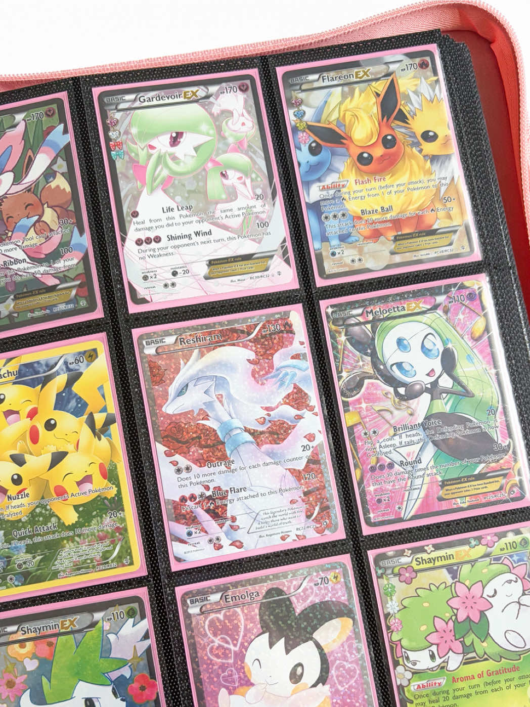 My radiant collection is almost complete!! 💕 just need two more cards, Sylveon EX and Mew EX full art ✨  #pokemon #pokémon #pokemoncards #pokemontcg #pokemoncommunity 