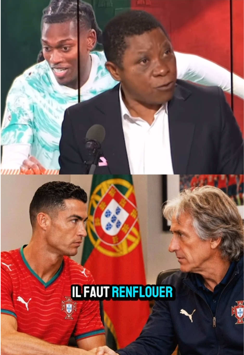 le Portugal était plus performant sans lui…😭  #debat #football #Ronaldo 