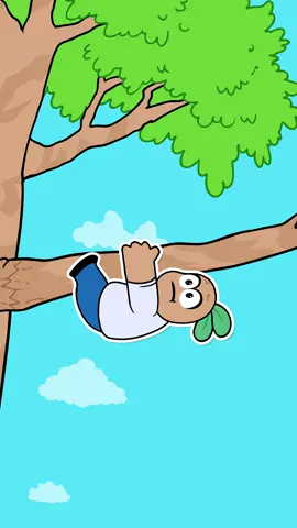 How did he get all the way up there?