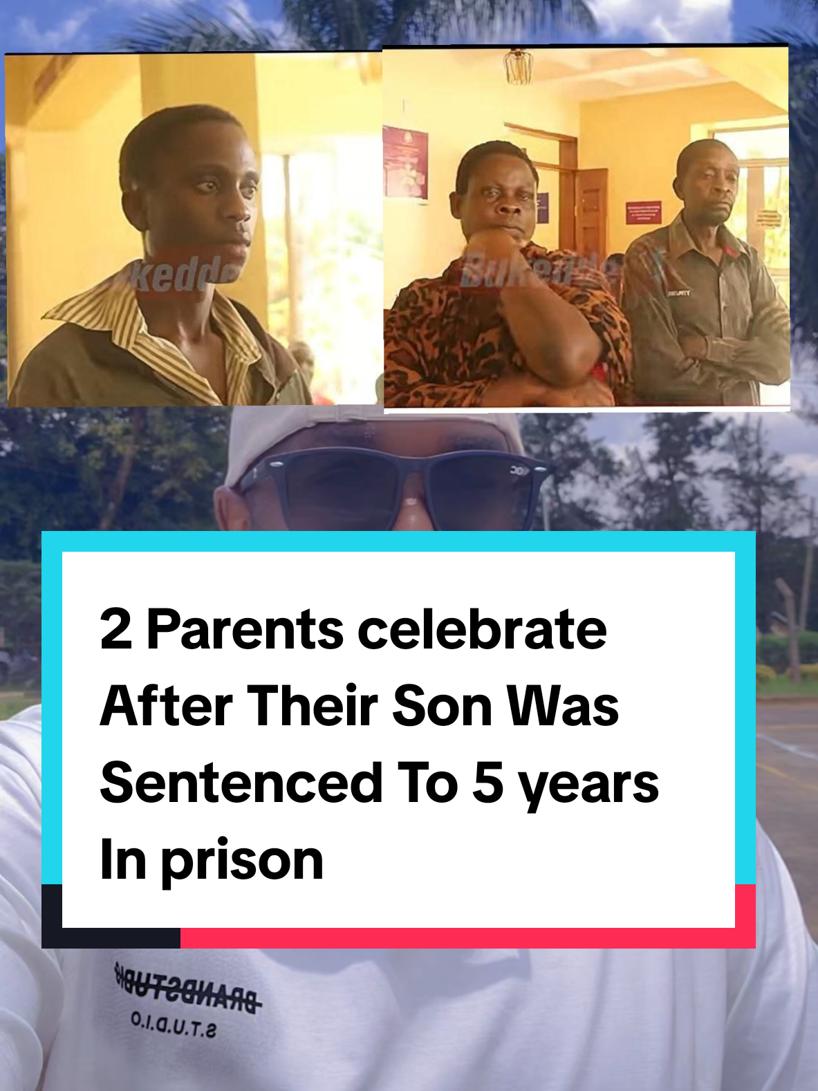 UPDATE: Parents jubilate after court sentenced their untamed son #LawrenceBarugahare to 5 years in prison, saying they will now live in peace. The parents accused their son-Lawrence of always beating them up and threatening to k*ll them. #otfdoll 