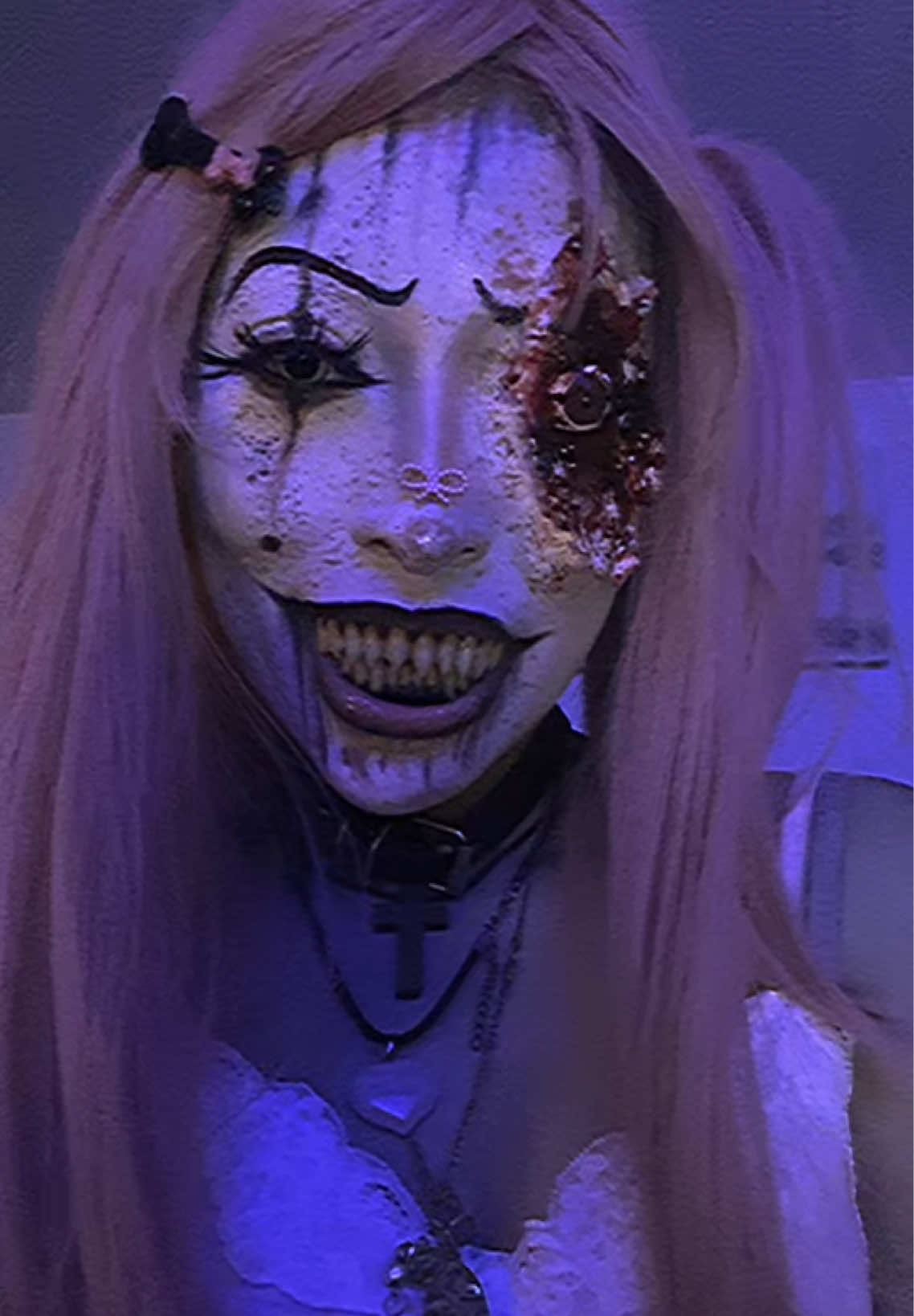 👁️#clownmakeup #creativemakeup 