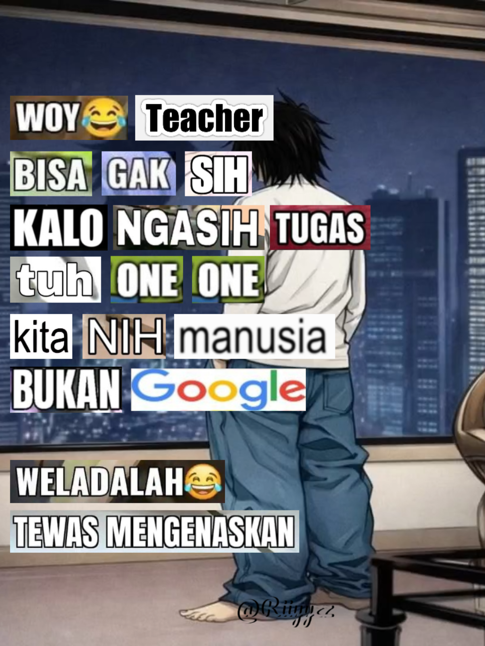 walaupun di bantu google sih 😘😍 #relate #sekolah #tugas #xyzbca #timpateks