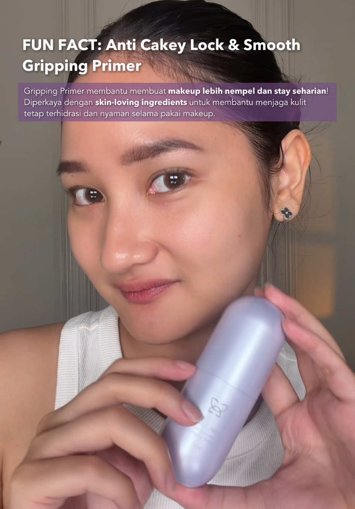 FUN FACT nya udah pada tahu belum, babes? 👀 Yang udah pernah ngerasain sendiri, coba komen! 💜  #grippingprimer #MOPbeauty 