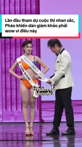 Lần đầu tham dự cuộc thi nhan sắc, Pháo khiến dàn giám khảo phải wow vì điều này#ceolamngan #thamdoshowbiz #nguyenlelamngan #missuniversevietnam2026 #phaonorthside 