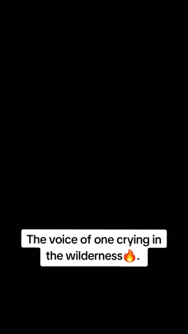 the voice of one , crying in the wilderness 🔥🙏 #christiantiktok #goviral #apostlearomeosayi 