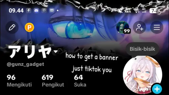 Just figured out how to get a banner for TikTok. Basically, go to your settings and privacy, then follow the tutorial. Hope it helps!#howtogetbanner#tiktok#banner #tutorial#background