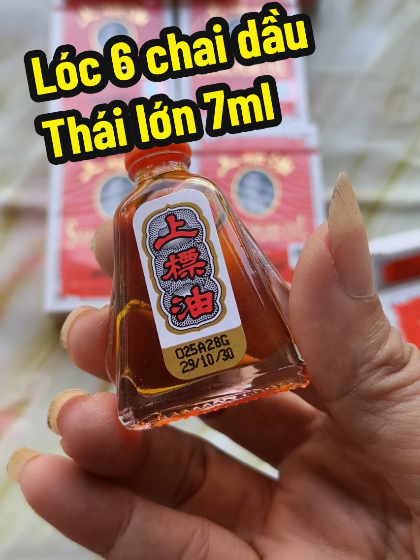 Lóc 6 chai dầu Thái lớn 7ml chính hãng chỉ 87k nè  #thaolyreview1  #daugio  #dauthai  #xuhuong #fyf 