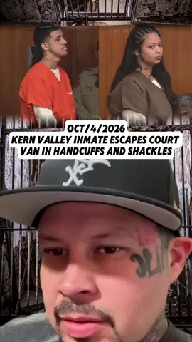 Kern Valley Inmate Escapes Court Van in Handcuffs and Shackles #KernValleyStatePrison #PrisonEscape #FugitiveOnTheRun #TrueCrime #fyp #viral