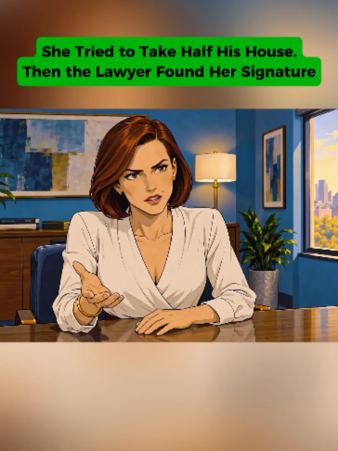 She Tried to Take Half His House—Then the Lawyer Found Her Signature #stoicism #relationshipdrama #golddiger #legal #karma #storytime