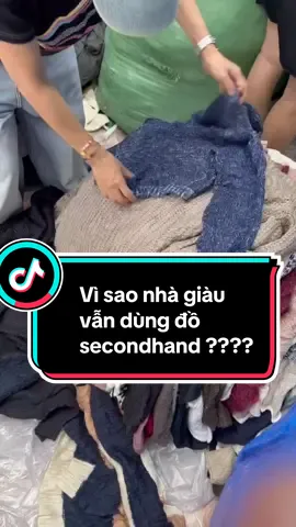 Vì sao người giàu vẫn mua đồ secondhand ? Khách em nắng cũng ra, mưa cũng ngồi ô tô tới để bới hàng 😂😂😂 #secondhand #2hand #quanao2hand #xuhuong #chiasekinhnghiem 