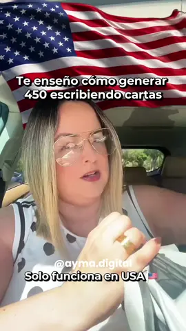 Si estás buscando cómo generar un ingreso extra desde casa en Estados Unidos, escribir cartas digitales a compañías es una de las opciones que puedes aprender. ✍️📱 Yo te enseño cómo funciona el proceso, cómo hacer las cartas y cómo enviarlas desde tu teléfono. Si quieres aprender desde cero y ser parte de mi comunidad, escríbeme por privado CARTA y yo misma te envío toda la información🇺🇸❤️ #cartasdigitales #escribircartas #trabajardesdecasa #ingresoextra