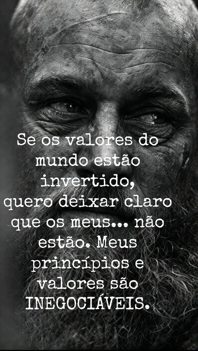 Vejo o mundo andando de cabeça para baixo, mas não me confundo. O que é certo não muda porque os outros preferem o contrário. Respeito, verdade, humildade — isso não é negociável. Não vendo quem sou pra caber onde não me pertence.@IMPACTO CRU 