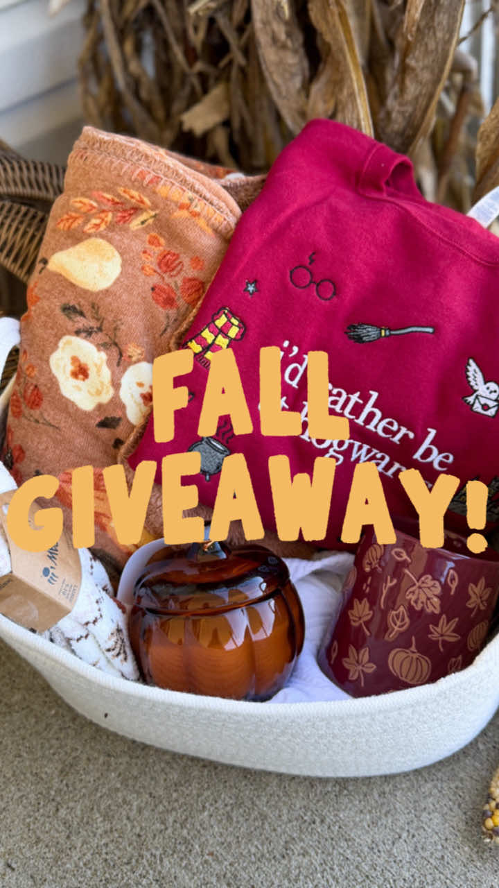 TikTok girlies 👀🍁 I'm doing a Fall Basket Giveaway over on my Cozy Threads Co. Facebook page!🍁🎃 Winner will be drawn 10/5!  Go enter for your chance to win a basket full of cozy fall goodies! att Enter here ⬇️ https://www.facebook.com/share/ 19ae9e1XEQ/?mibextid=wwXlfr Good luck!!  #giveaway #harrypottertiktok #customembroidery #embroideredsweatshirts #embroideredcrewneck