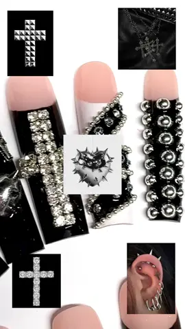 Shop link in bio 🖤 #PressOnNails #NailTok #TikTokMadeMeBuyIt #AffordableNails #nailinspo 