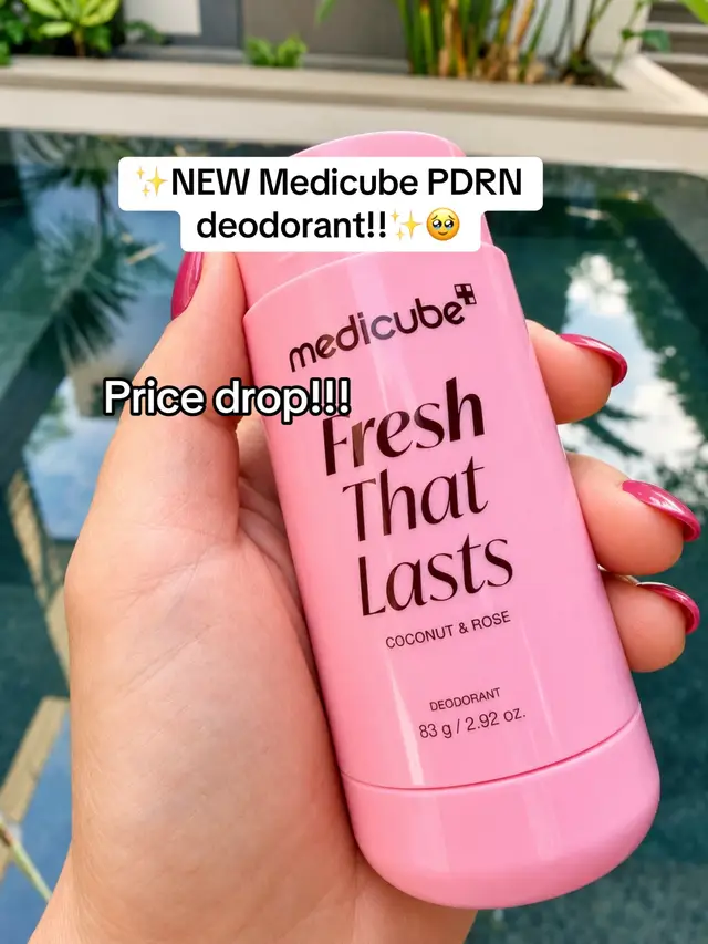Medicube just made deodorant look this good 💗 Fresh That Lasts Coconut & Rose is an aluminum-free deodorant with a fresh coconut + rose scent in the cutest pink packaging. Definitely one I’m keeping in my everyday routine. ✨#tiktokshopdealsforyoudays #koreanskincare  #Medicube #deodorant #MedicubeDeodorant 