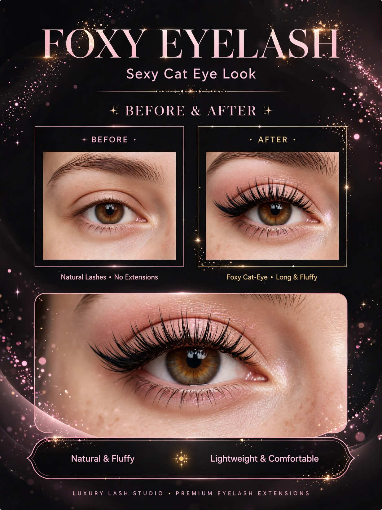 MATA SEPET JADI SEXY CAT EYE? FOXY EYELASH JAWAPAN DIA! 😍 ✨ Foxy Look - hujung wing panjang macam musang sexy! ✨ Natural & Fluffy - tidak berat, tidak cucuk ✨ Lightweight & Comfortable - pakai 1 bulan  Book slot sekarang - limited! 👇 #foxyeyelash #eyelashextension #cateye #foxylook #bulumata