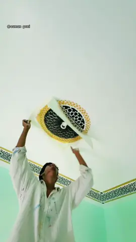 ceiling design #foryou #StencilArt #HomeDecor 