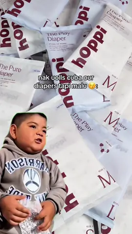 kalau malu dgn hoppi, cuba try our trial packs dulu k! #hoppi #diapers 