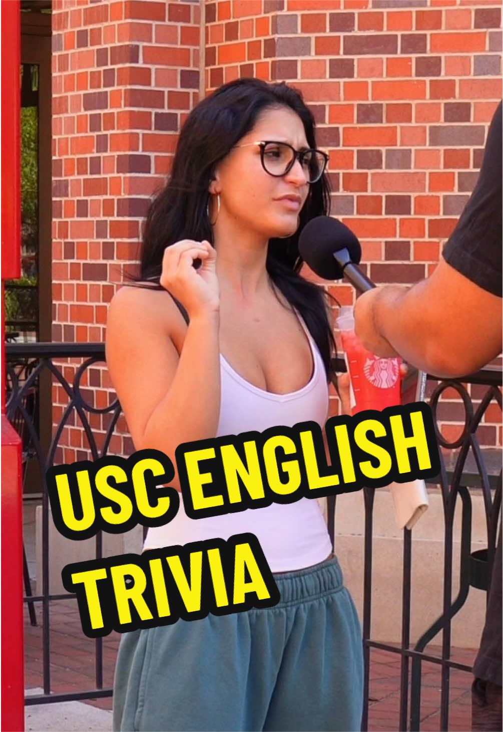 USC English Trivia | Did you get the last one? #usc #english #streetinterview #manonthestreet 