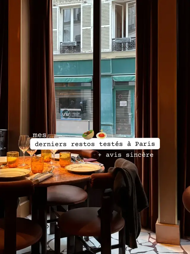 Mes dernières adresses testées à Paris et mon avis 🥙 Mon coup de cœur est le dernier 🫰🏻 Enregistre pour garder ces petites idées de resto  #parisfoodguide #paristips #parisrestaurant #parisguide 