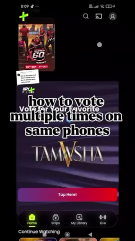 Replying to @kashiii4172 request on @kashiii4172  tutorial how to vote multiple times ✉️🎖️🏆 #esraayesha #vote #vote #fypシ #tamashaseason5 