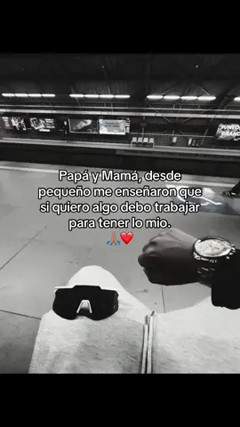 Gracias por enseñarme a trabajar 💪🏼#papá#mamá#enseñaronatrabajar 