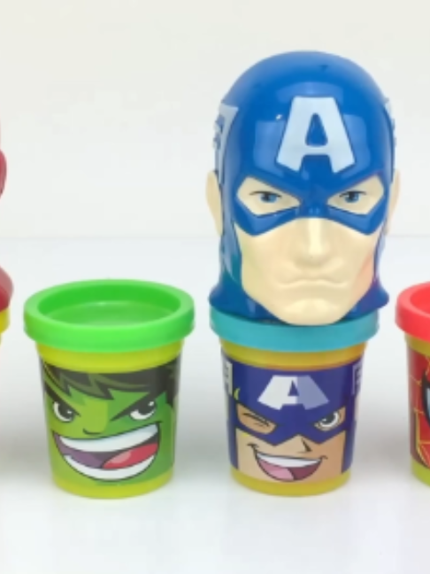 PART 2 - Surprise Play-Doh Avengers (^0^) #toys #avengers #playdoh #unboxingtoys #nostalgic