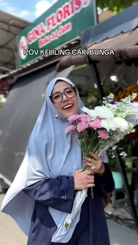 Hobi baru : merangkai bunga #hijabinstan 