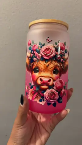 Cute Pink Cow 💖 #highlandcow #customized #cute 