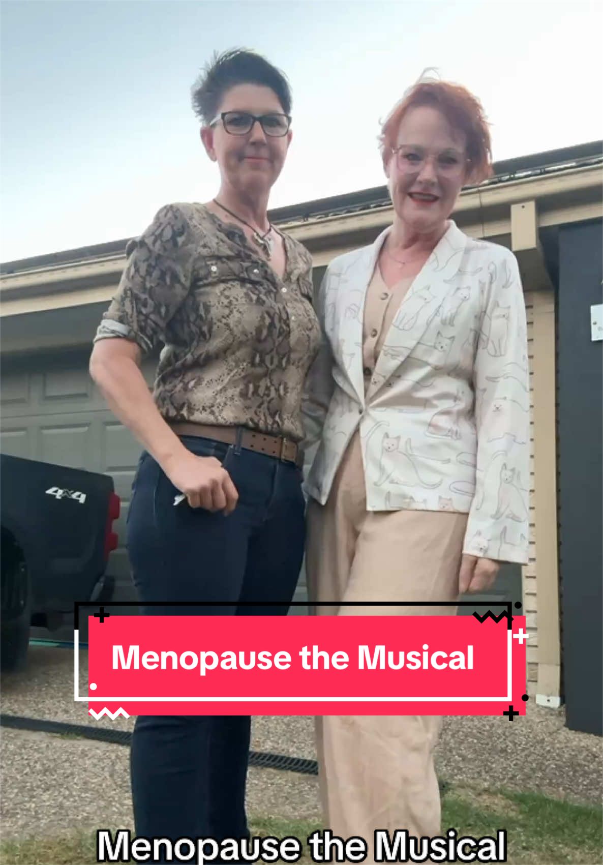 Was a nice night out, perfect short show after surgery #menopausethemusical #musical #theatre #datenight #lindyloo03 🖖🏻 @Bear Bull 💜