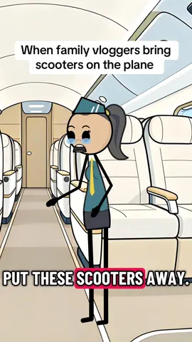When family vloggers bring scooters on the plane @Lorena Jusino #TikTokFantasyMovieContest #usa🇺🇸 #fyp #plane #tiktokfantasymoviecontest 