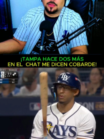 ¡ME LLAMARON COBARDE EN PLENO LIVE Y NO ME QUEDÉ CALLADO! #yankees #rays #beisbol