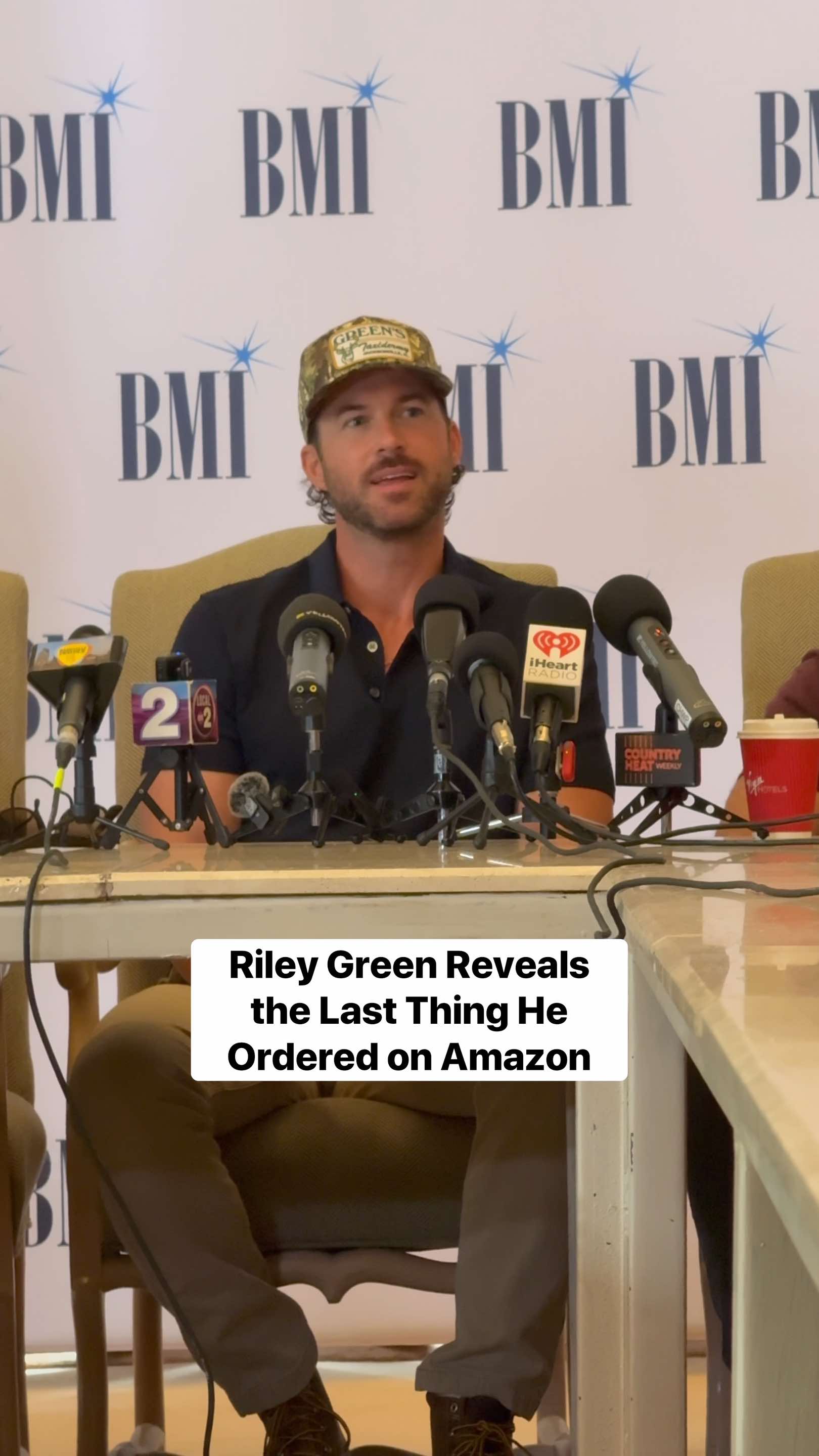 Update: Riley Green talks about the last thing he bought on Amazon  - #rileygreen #countrymusic #update 