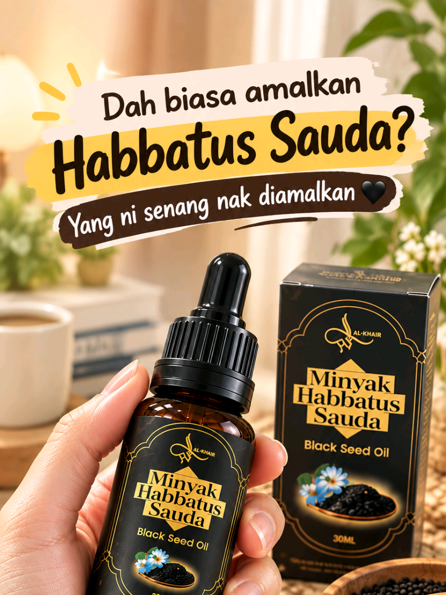 #minyakhabatussauda #ustazabdullahkhairi #blackseedoil #affiliatemarketing 